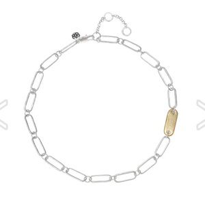 Bella Uno Paperclip Recycled Necklace